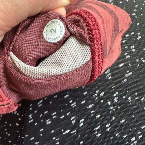 Lululemon Red Patterned Sports Bra - Picture 4 of 4